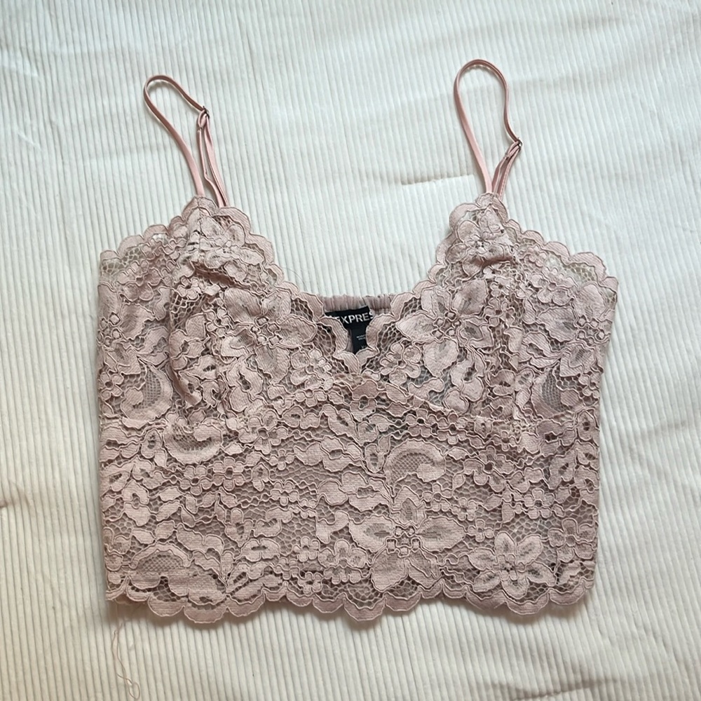 lace crop top